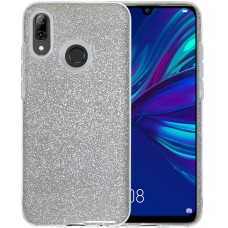 Силикон Glitter Huawei P Smart (2019) (Серебряный)
