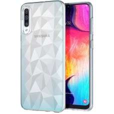 Силиконовый чехол Prism Case Samsung Galaxy A30s / A50 / A50s (2019) (Прозрачный)