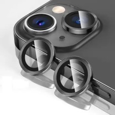 Защитное стекло на камеру Metal Armor Apple iPhone 15 / 15 Plus Black
