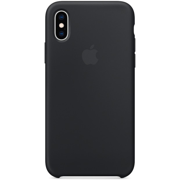 Чехол Силикон Original Case Apple iPhone X / XS (07) Black