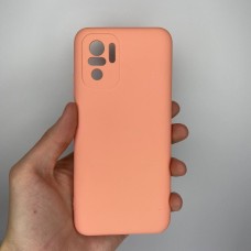 Силикон Original 360 ShutCam Case Xiaomi Redmi Note 10 / Note 10S (Персиковый)