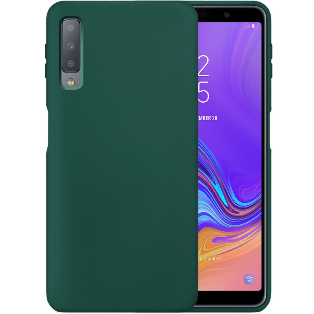 Силикон Original 360 Case Samsung Galaxy A7 A750 (Тёмно-зелёный)