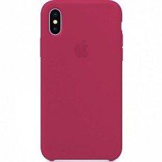 Чехол Silicone Case Apple iPhone X / XS (Rose Red)