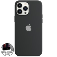 Силикон Original Round Case Apple iPhone 13 Pro Max (07) Black