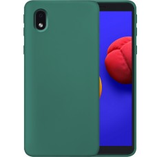 Силикон Original 360 Case Samsung Galaxy A01 Core (Тёмно-зелёный)