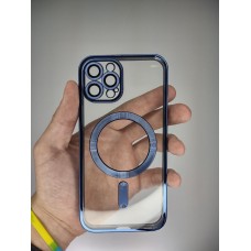 Чехол UMKU Shining with MagSafe Apple iPhone 12 Pro (Blue)