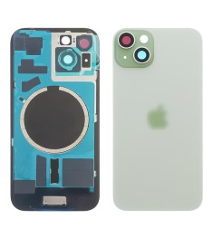 Заднее стекло корпуса для Apple iPhone 15 Plus Green (зелёное) с рамкой и стекло..