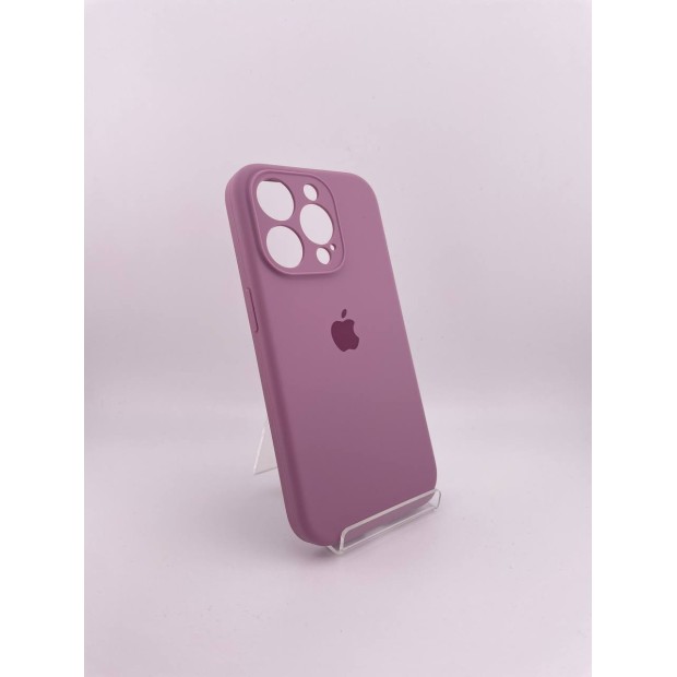 Силикон Original RoundCam Case Apple iPhone 15 Pro (01) Bilberry