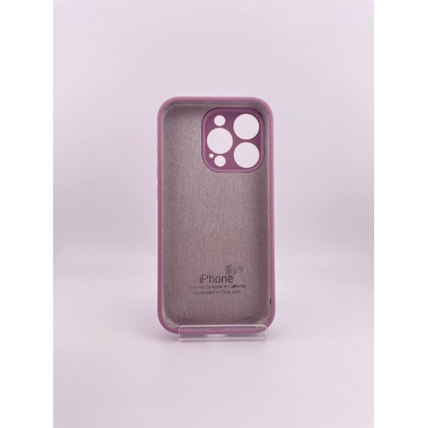 Силикон Original RoundCam Case Apple iPhone 15 Pro (01) Bilberry