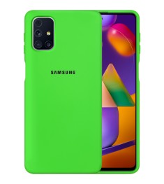 Силикон Original 360 Case Logo Samsung Galaxy M31S (2020) (Салатовый)