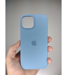 Силикон Original Round Case Apple iPhone 15 (37) Azure