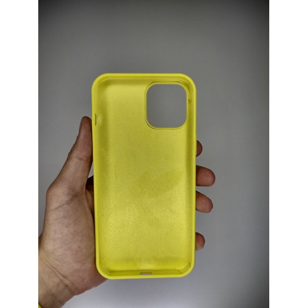 Силикон Knitted Case Apple iPhone 12 Pro Max (Lime)