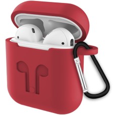 Футляр для наушников Full Silicone Case Apple AirPods (26) Cherry