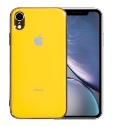 Силиконовый чехол Zefir Case Apple iPhone XR (Жёлтый)