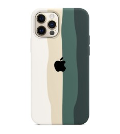 Силікон Rainbow Case Apple iPhone 12/12 Pro (Green)