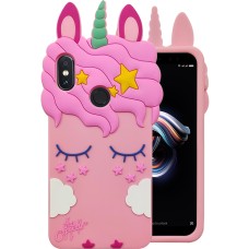 Силикон Little Pony Xiaomi Redmi Note 5 / Note 5 Pro (Единорог, Розовый)