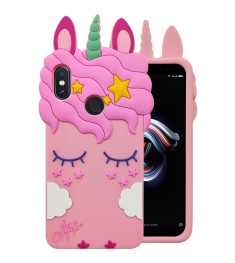 Силикон Little Pony Xiaomi Redmi Note 5 / Note 5 Pro (Единорог, Розовый)