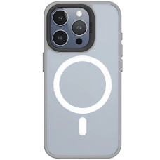 Накладка Blueo Skin Friendly Anti-Drop with MagSafe Apple iPhone 16 (Grey)