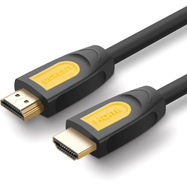 Кабель UGREEN HD101 HDMI - HDMI (1m) (Yellow/Black)