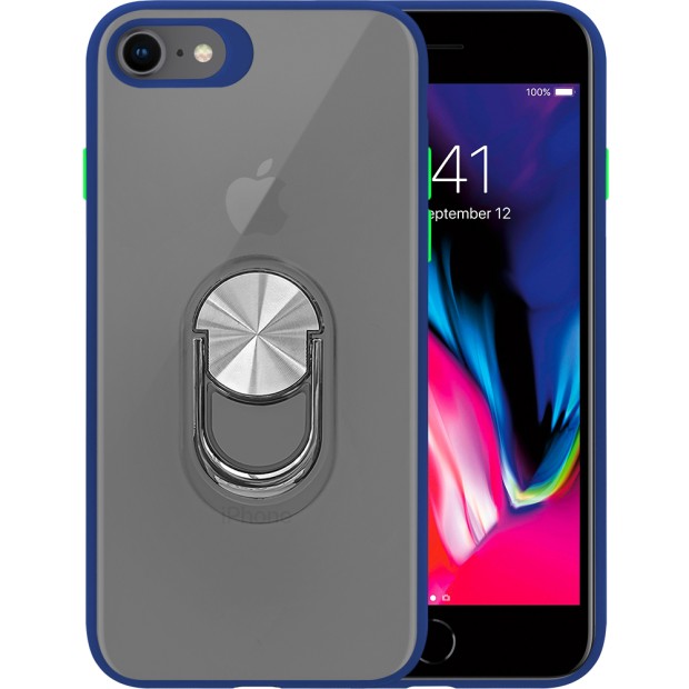 Накладка Totu Ring Magnetic Case Apple iPhone 7 / 8 / SE (2020) (Синий)