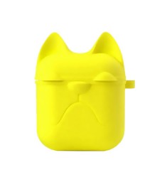 Чехол для наушников Apple AirPods Doggy Case (жёлтый)