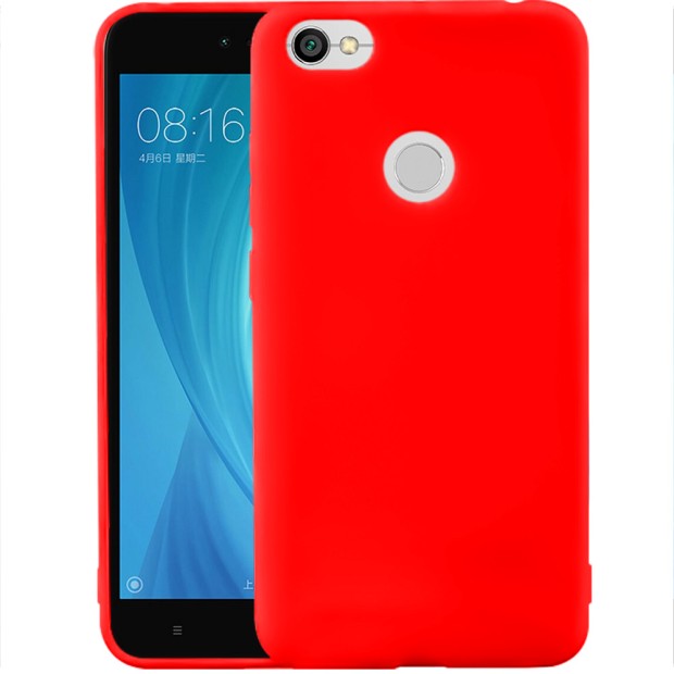 Чехол Силикон iNavi Color Xiaomi Redmi Note 5a Prime (красный)