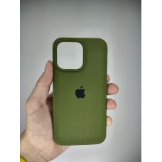 Силикон Original Round Case Apple iPhone 13 Pro (46) Deep Green