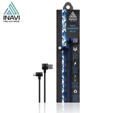 USB кабель Inavi NC-11 (MicroUSB) (Тканевый) (Чёрный)