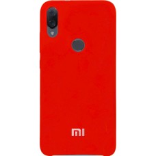 Силикон Original Case Logo Xiaomi Mi Play (Красный)