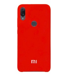 Силикон Original Case Logo Xiaomi Mi Play (Красный)