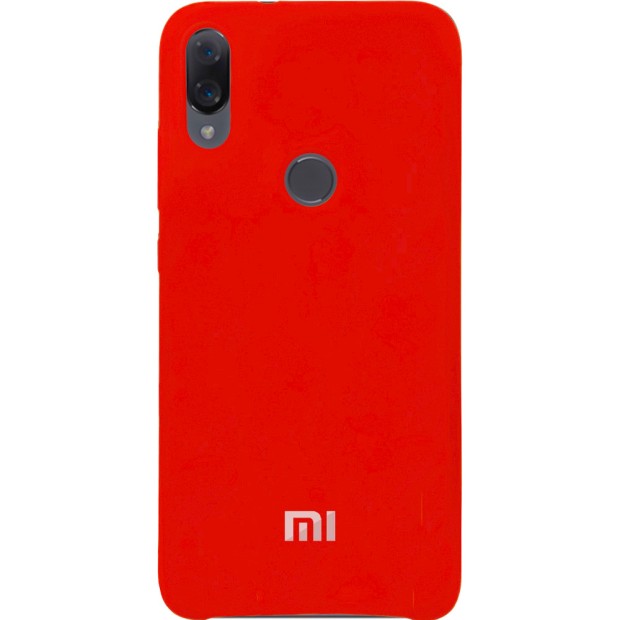 Силікон Original Case Logo Xiaomi Mi Play (Червоний)