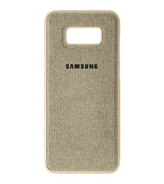 Силікон Textile Samsung Galaxy S8 Plus (Бежевий)