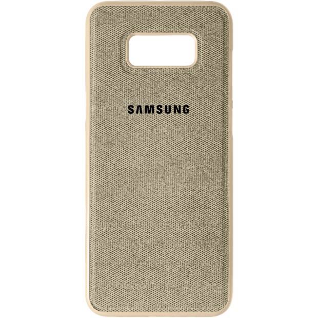 Силікон Textile Samsung Galaxy S8 Plus (Бежевий)