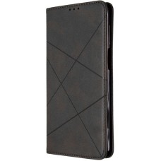 Чехол-книжка Leather Book Samsung Galaxy A12 (2020) (Чёрный)