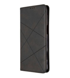 Чохол-книжка Leather Book Samsung Galaxy A12 (2020) (Чорний)