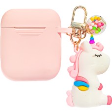 Чехол для наушников Slim Case Apple AirPods Kids (Pink Unicorn)