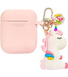 Чехол для наушников Slim Case Apple AirPods Kids (Pink Unicorn)