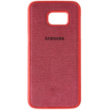 Силікон Textile Samsung Galaxy S7 Edge (Червоний)