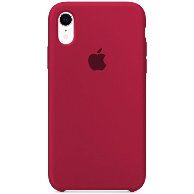 Силиконовый чехол Original Case Apple iPhone XR (04) Rose Red