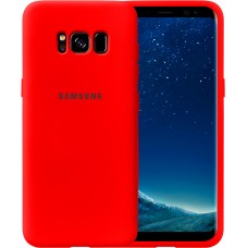 Силикон Original 360 Case Logo Samsung Galaxy S8 (Красный)