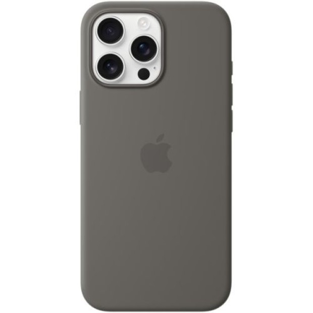 Чехол Silicone Case with MagSafe Apple iPhone 16 Pro Max (Stone Gray)