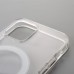 Силикон Space Case MagSafe Apple iPhone 15 (Прозрачный)