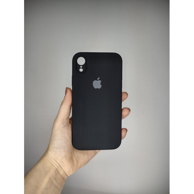 Силикон Original Square RoundCam Case Apple iPhone XR (07) Black
