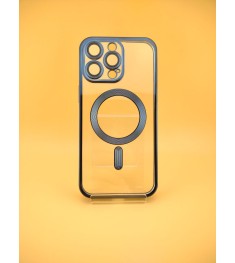 Чехол UMKU Shining with MagSafe Apple iPhone 15 Pro Max (Blue Titanium)