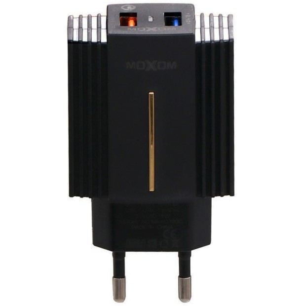 СЗУ-адаптер Moxom MX-HC12 + Micro-кабель 2.4A QC 2USB