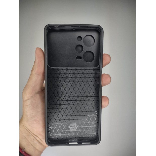 Бронь-чехол Ring Serge Armor ShutCam Case Xiaomi Poco X5 Pro 5G / Note 12 Pro 5G (Чёрный)