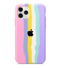 Силікон Rainbow Case Apple iPhone 11 Pro (Pink)