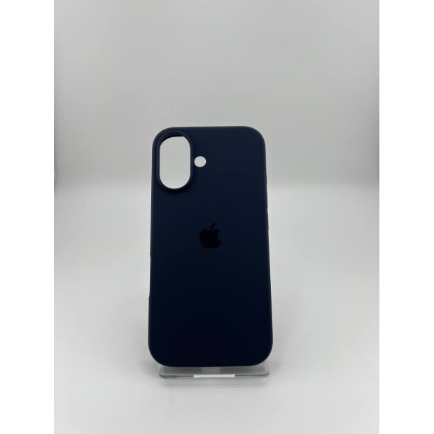 Силикон Original Round Case Apple iPhone 16 (09) Midnight Blue