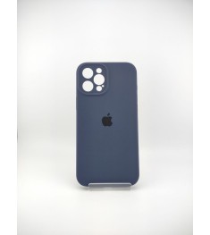 Силикон Original RoundCam Case Apple iPhone 12 Pro Max (09) Midnight Blue