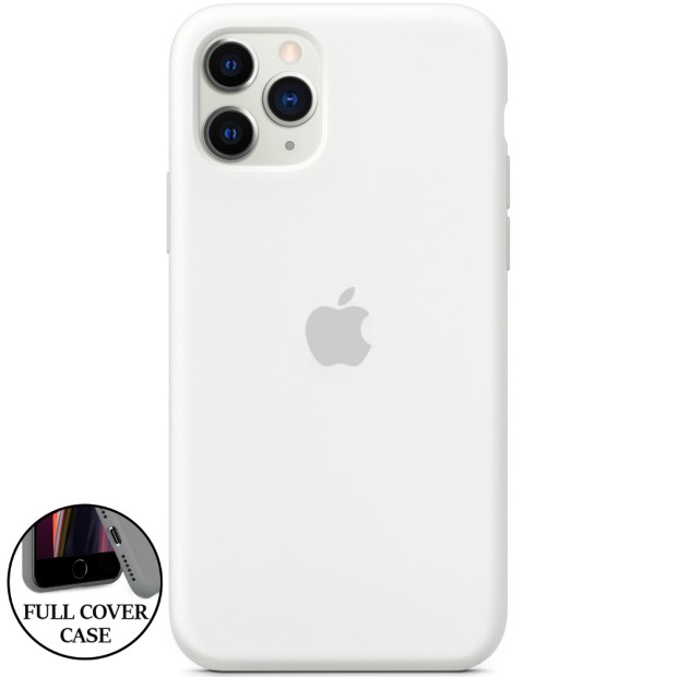 Силикон Original Round Case Apple iPhone 11 Pro (06) White